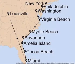 Impression der Ostküste