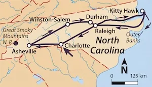 Von den Appalachen zum Atlantik