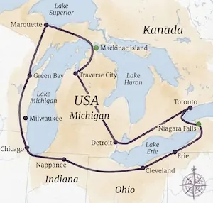 Die Grossen Seen & der Mittlere Westen