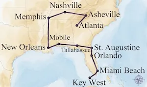 Die grosse Florida & Südstaaten Erlebnistour