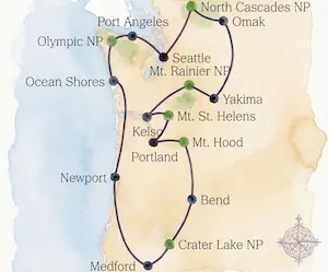 Oregon und Washington intensiv