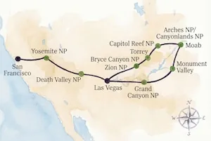 Glitzernde Wüstenstadt & Tosende Wasserfälle