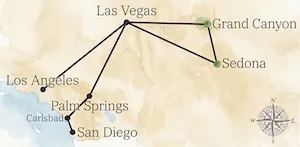 Canyons, Strände und Grand Canyon