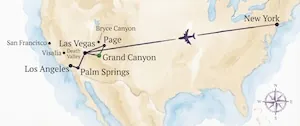 New York, Las Vegas bis Los Angeles