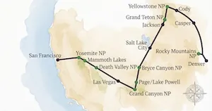 Durch die Rockies zum Pazifik